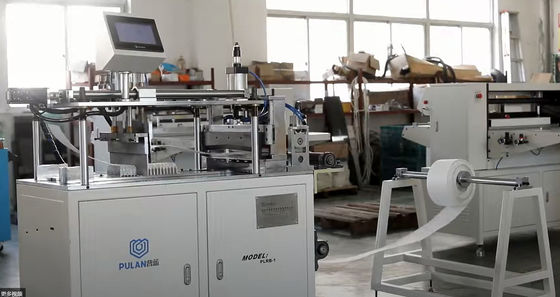 industrial pleating machine filter element Plrb-1 A Thermal Cotton Eco Air Filter Making Machine
