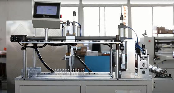 industrial pleating machine filter element Plrb-1 A Thermal Cotton Eco Air Filter Making Machine